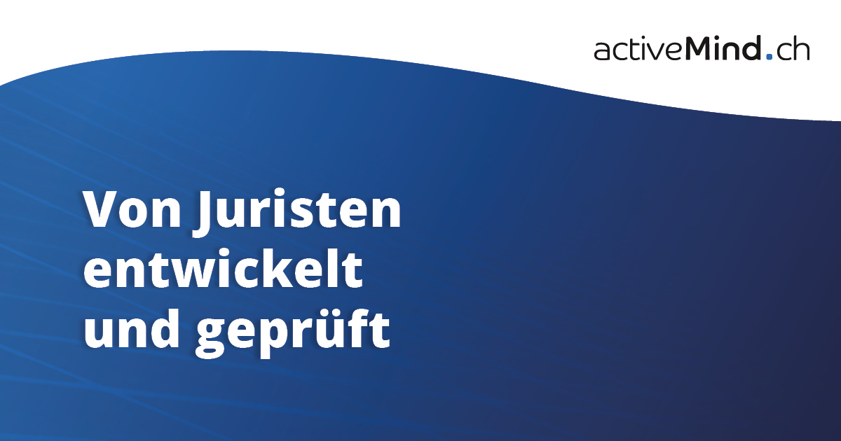 Datenschutzerklärung für Websites (Muster) | activeMind.ch